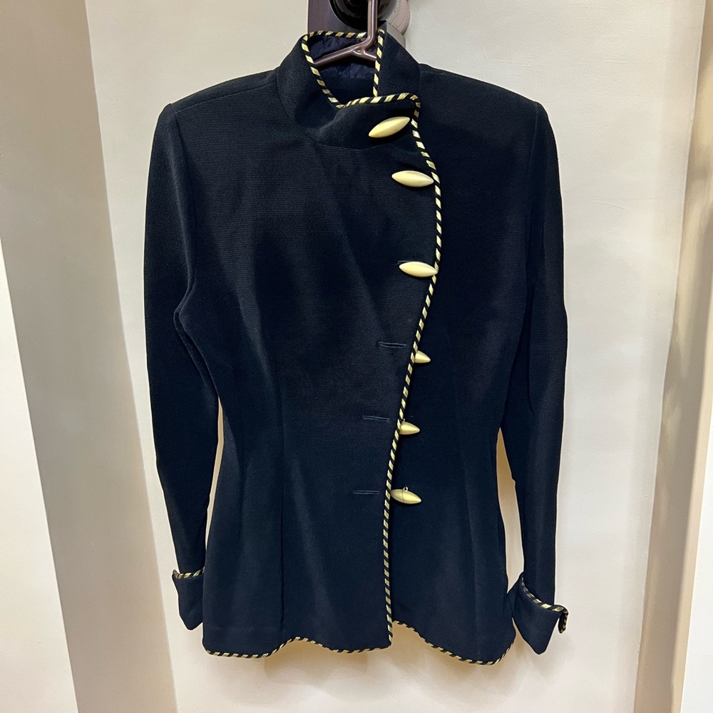 Susan and Knight Black Blazer and Skirt Set